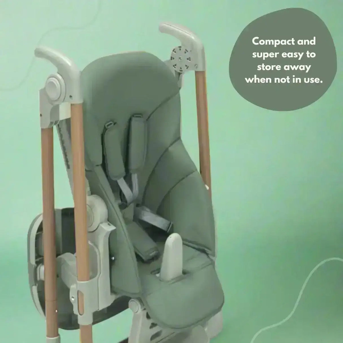 Flare Foldable High Chair - Green - Highchair