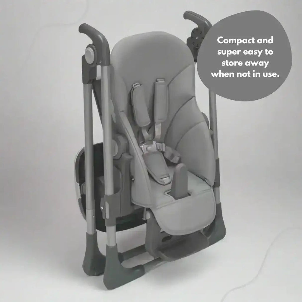Flare Foldable High Chair - Grey - Highchair