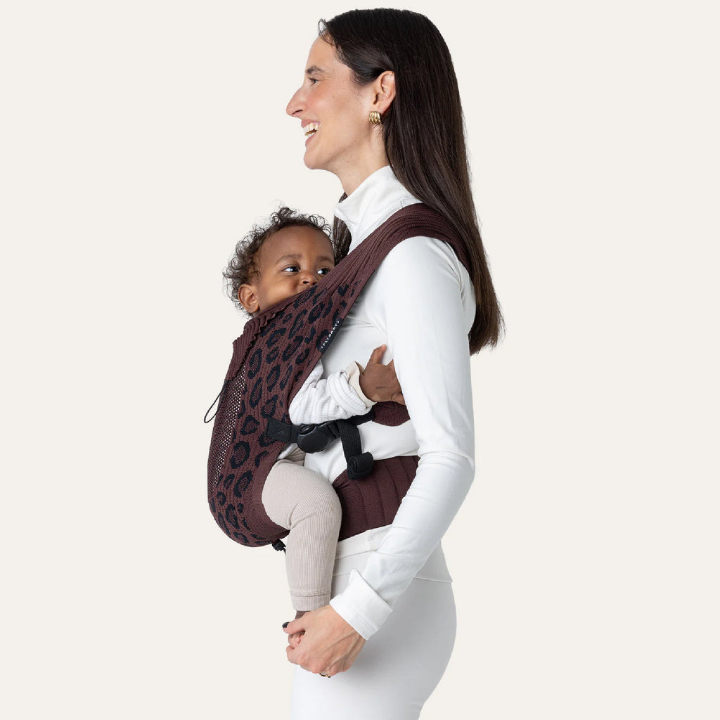 Flybaby 3D Knit Baby Carrier - Dark Leo - Baby Carrier