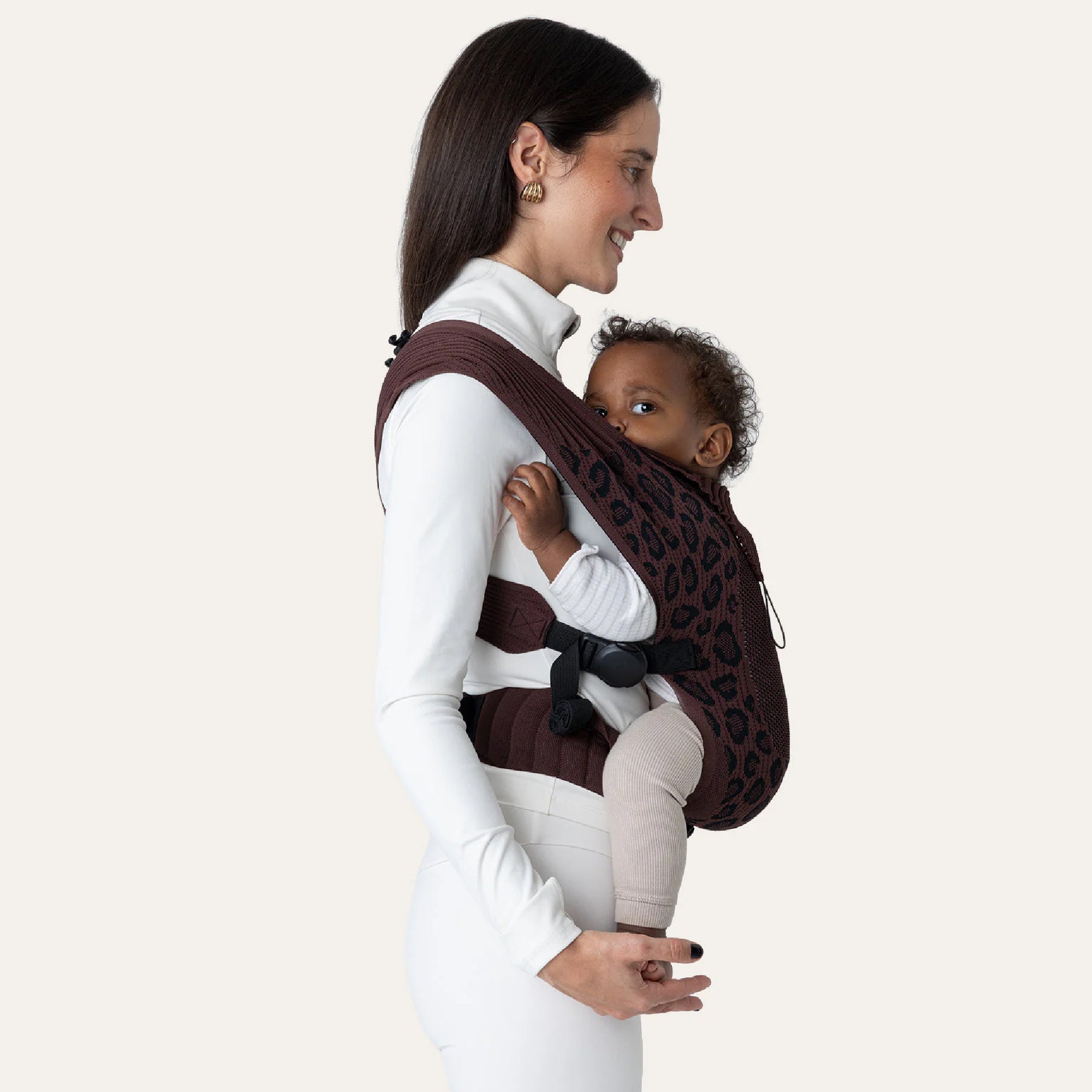 Flybaby 3D Knit Baby Carrier - Dark Leo - Baby Carrier