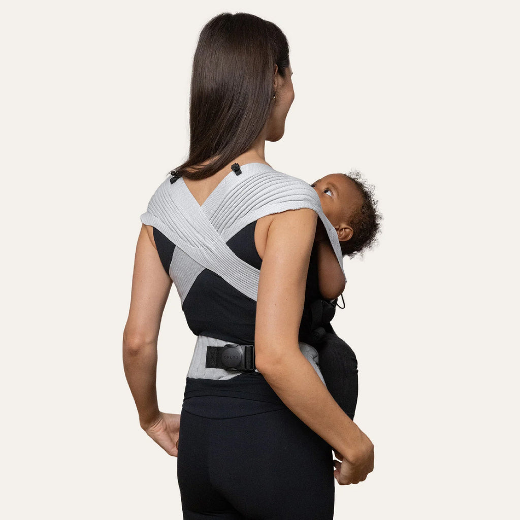 Flybaby 3D Knit Baby Carrier - Grey - Baby Carrier