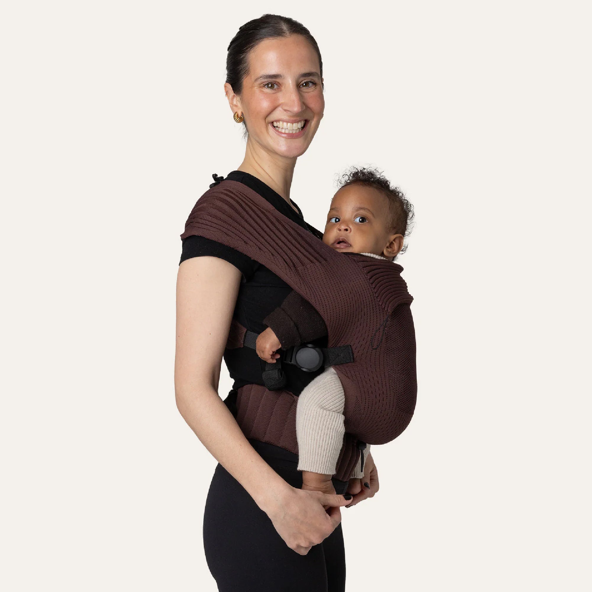 Flybaby 3D Knit Baby Carrier - Mokka - Baby Carrier