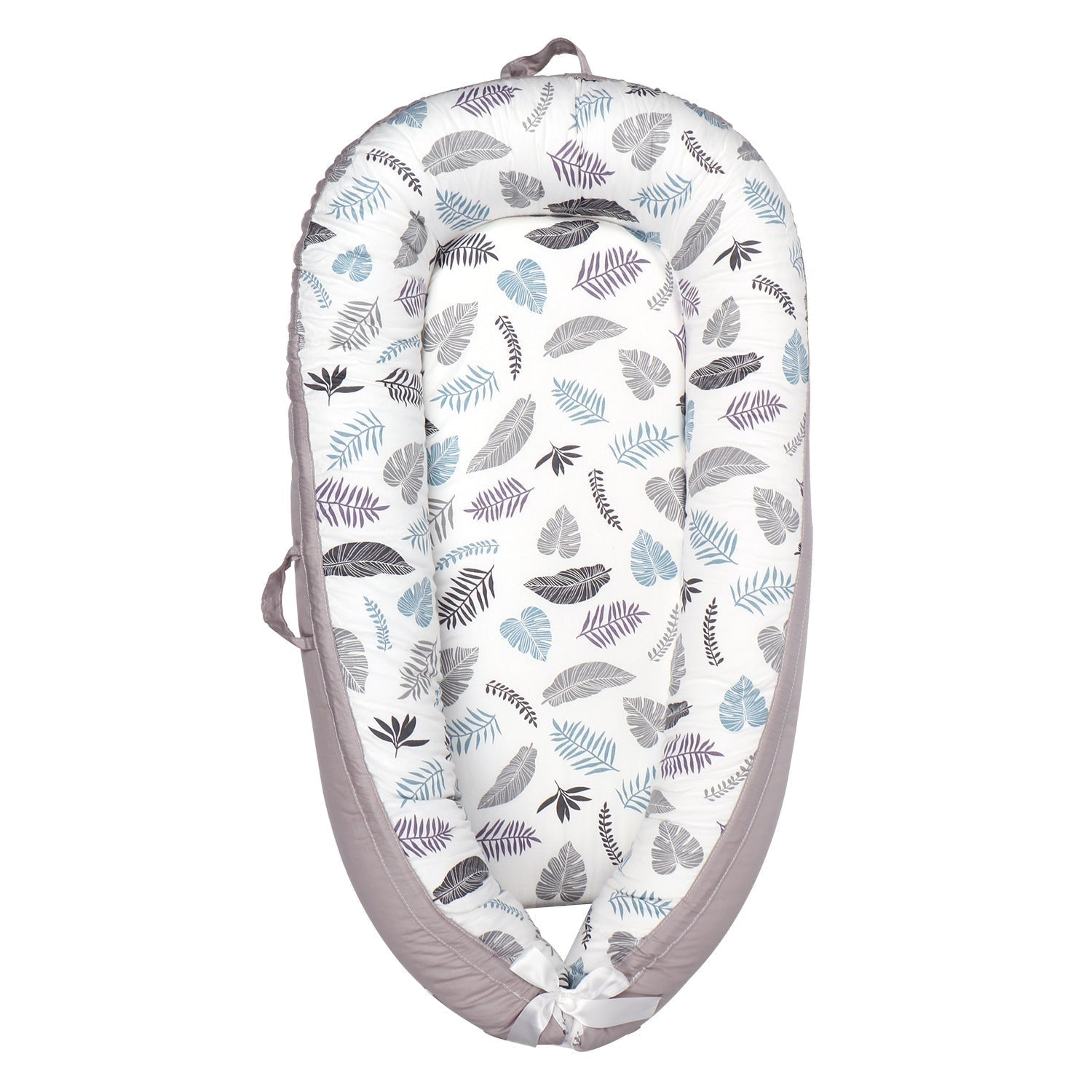 Baby Crib Bed Foldable Newborn Bionic Bed Baby Supplies - Leaves / 90x50CM