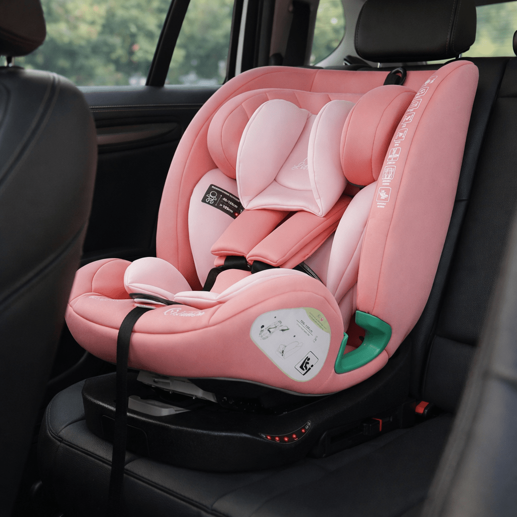 For Your Little One AllStage 360 0/1/2/3 ISOFIX I-Size Car Seat - Blush Rose (Birth-12 Years) - Birth - 12 Years