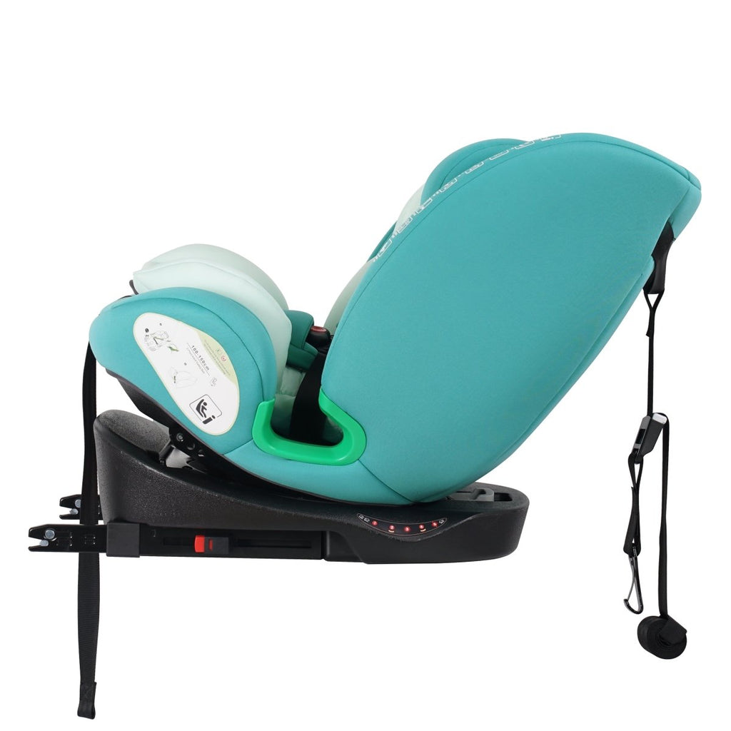 For Your Little One AllStage 360 0/1/2/3 ISOFIX I-Size Car Seat - Sage Teal (Birth-12 Years)-4