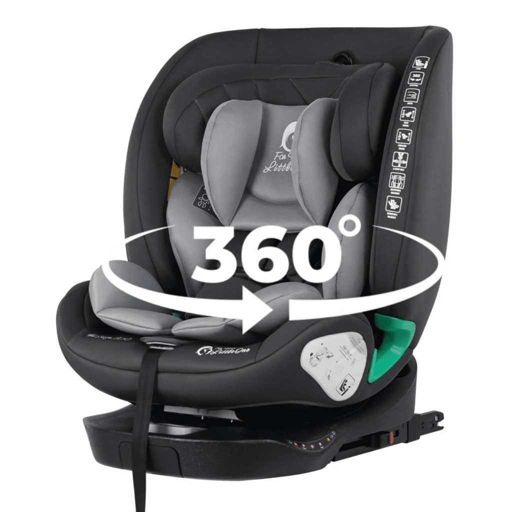 For Your Little One AllStage 360 0/1/2/3 ISOFIX I-Size Car Seat - Slate Mist (Birth-12 Years)-2