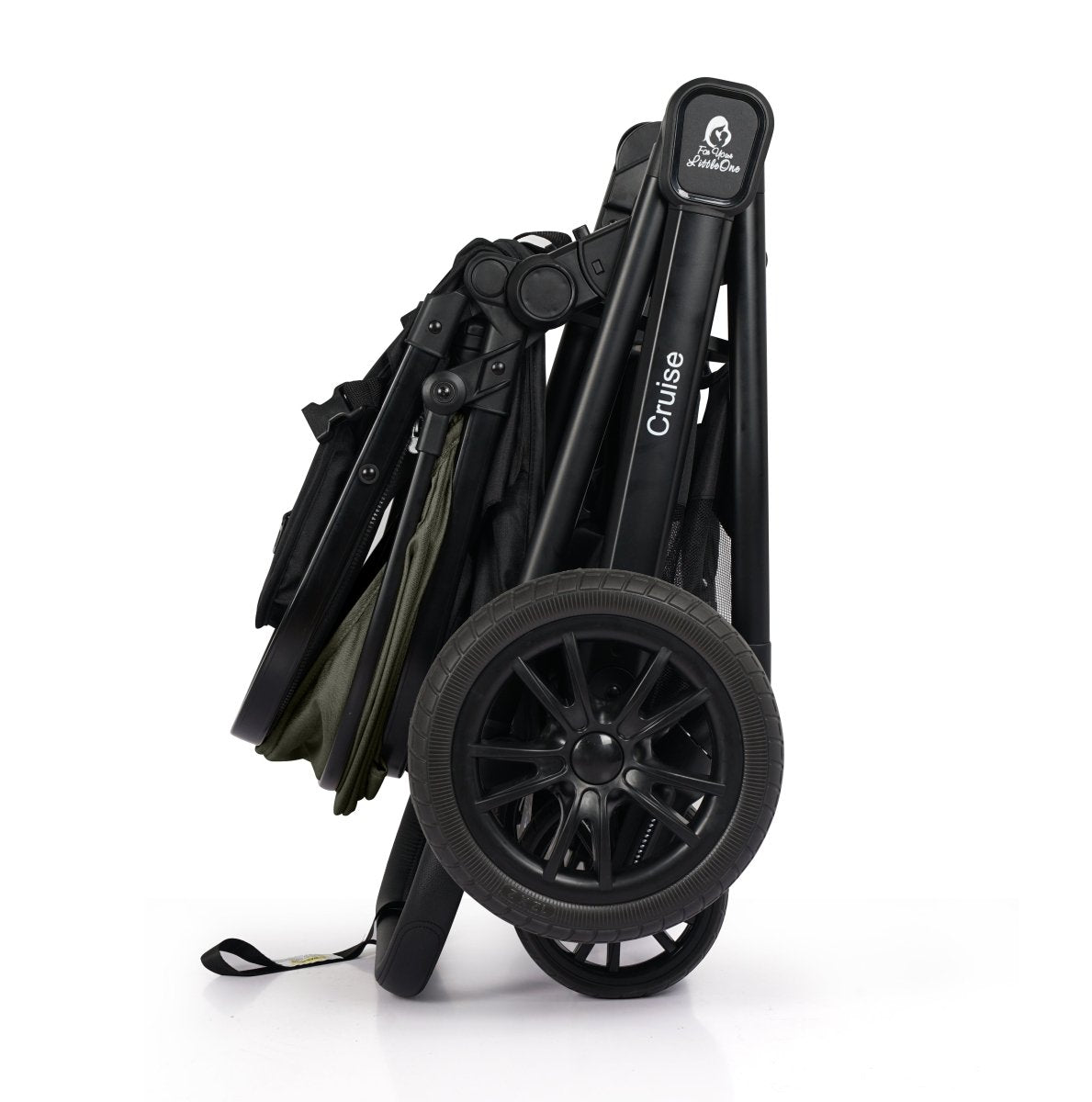 For Your Little One Cruise 3 In 1 Travel System With Car Seat - Pebble Sage (Free Cupholder And Seat Liner Included!)-4