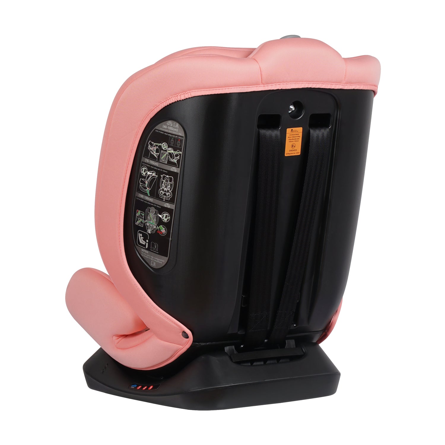 For Your Little One GrowWithMe 0/1/2/3 i-Size Car Seat - Blush Rose (Birth-12 Years) - Birth - 12 Years