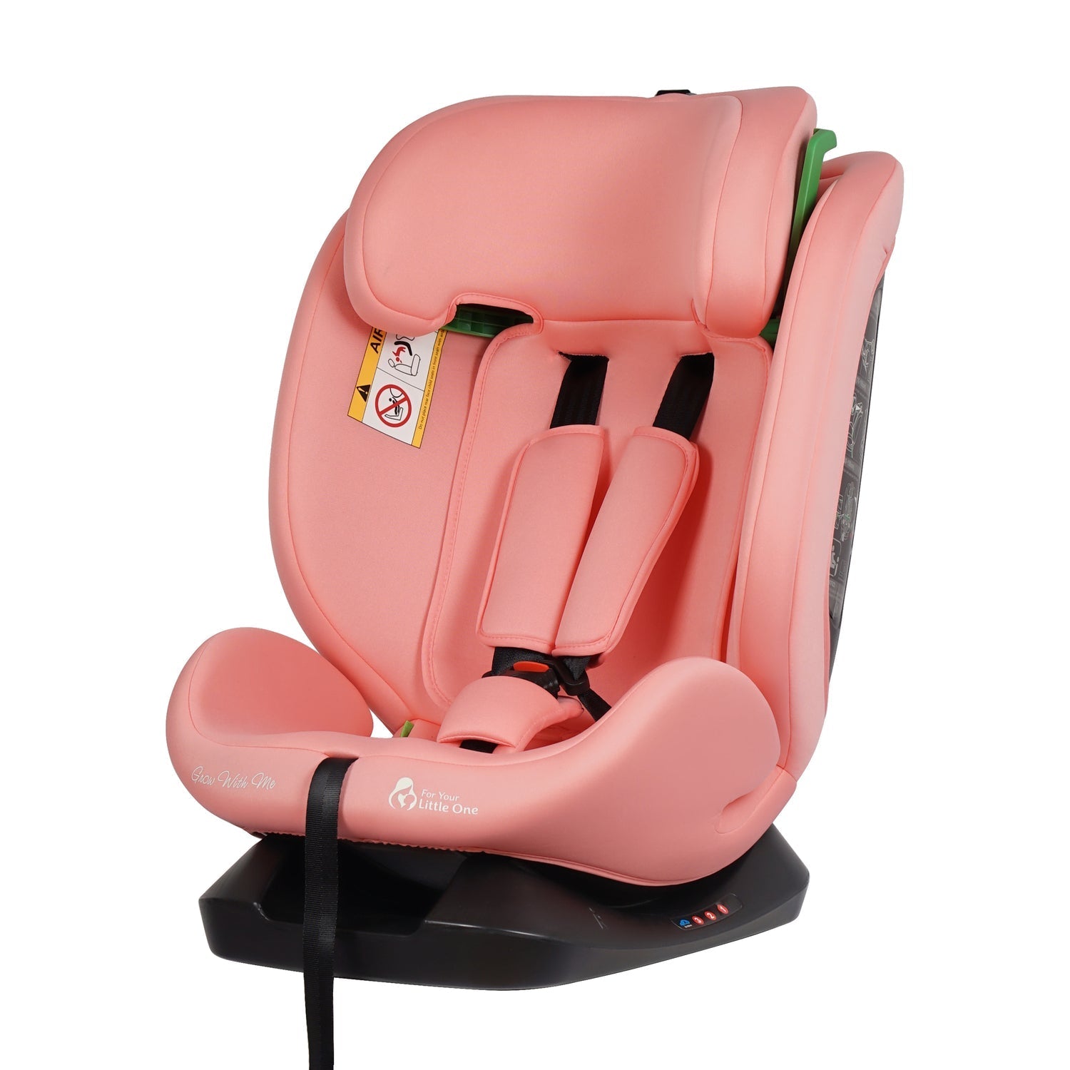 For Your Little One GrowWithMe 0/1/2/3 i-Size Car Seat - Blush Rose (Birth-12 Years) - Birth - 12 Years