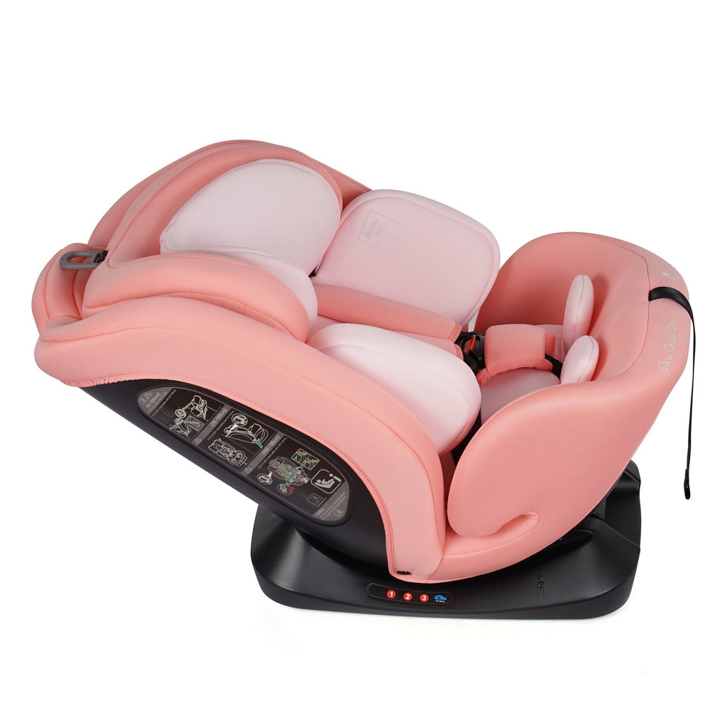 For Your Little One GrowWithMe 0/1/2/3 i-Size Car Seat - Blush Rose (Birth-12 Years) - Birth - 12 Years