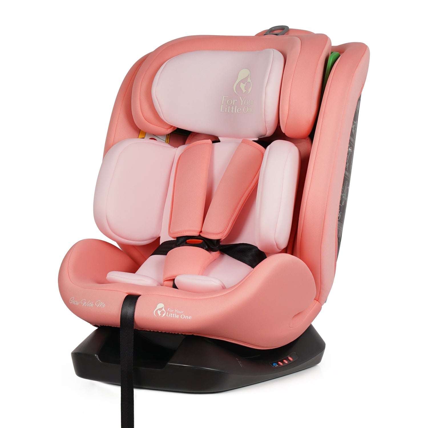 For Your Little One GrowWithMe 0/1/2/3 i-Size Car Seat - Blush Rose (Birth-12 Years) - Birth - 12 Years