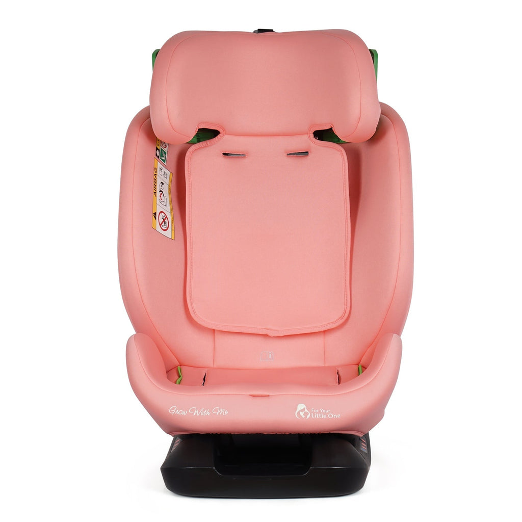 For Your Little One GrowWithMe 0/1/2/3 i-Size Car Seat - Blush Rose (Birth-12 Years) - Birth - 12 Years
