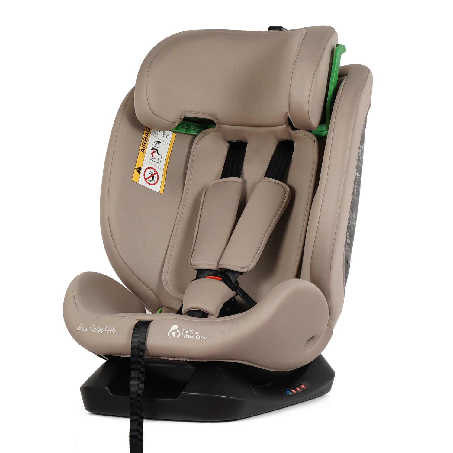 For Your Little One GrowWithMe 0/1/2/3 i-Size Car Seat - Latte Beige (Birth-12 Years) - Birth - 12 Years