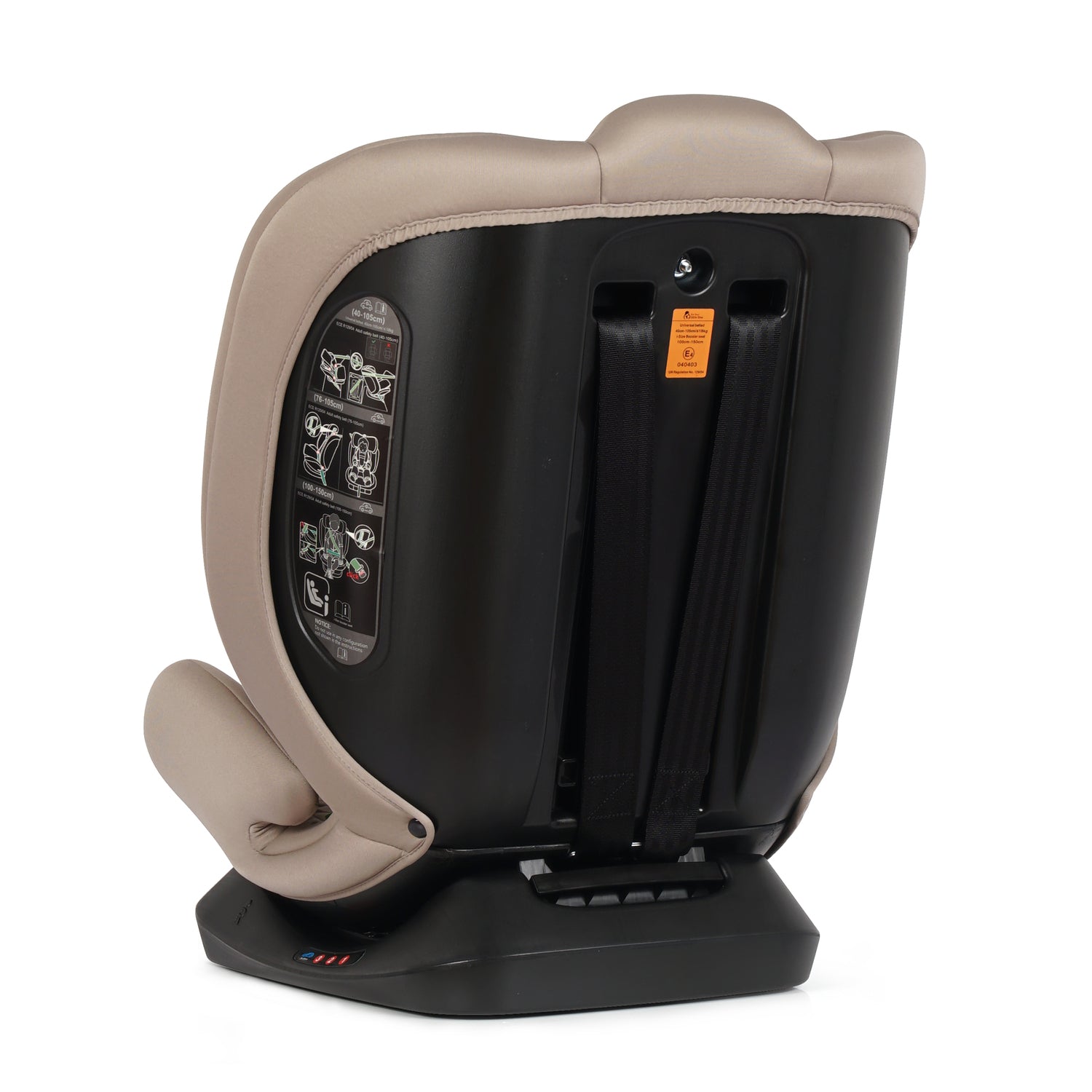 For Your Little One GrowWithMe 0/1/2/3 i-Size Car Seat - Latte Beige (Birth-12 Years) - Birth - 12 Years