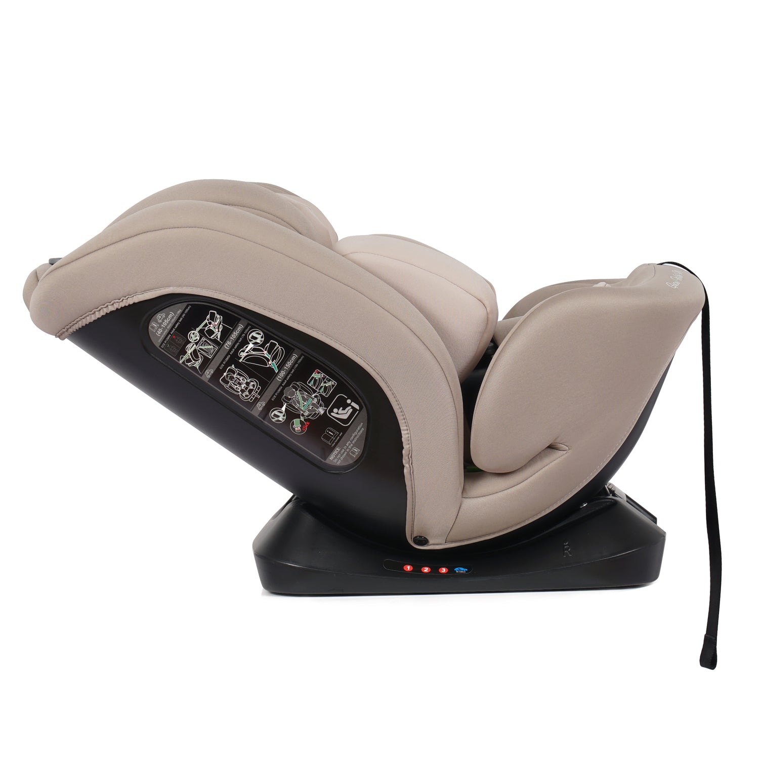 For Your Little One GrowWithMe 0/1/2/3 i-Size Car Seat - Latte Beige (Birth-12 Years) - Birth - 12 Years