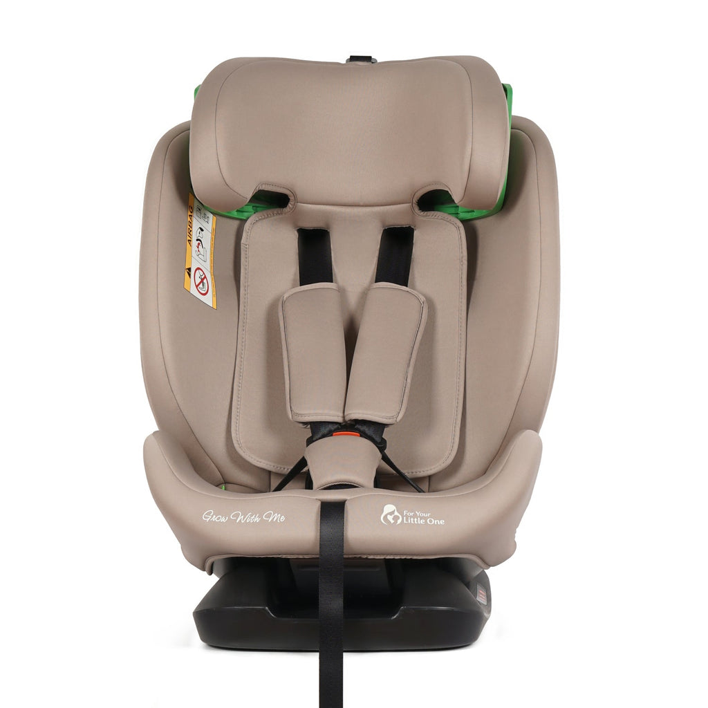 For Your Little One GrowWithMe 0/1/2/3 i-Size Car Seat - Latte Beige (Birth-12 Years) - Birth - 12 Years