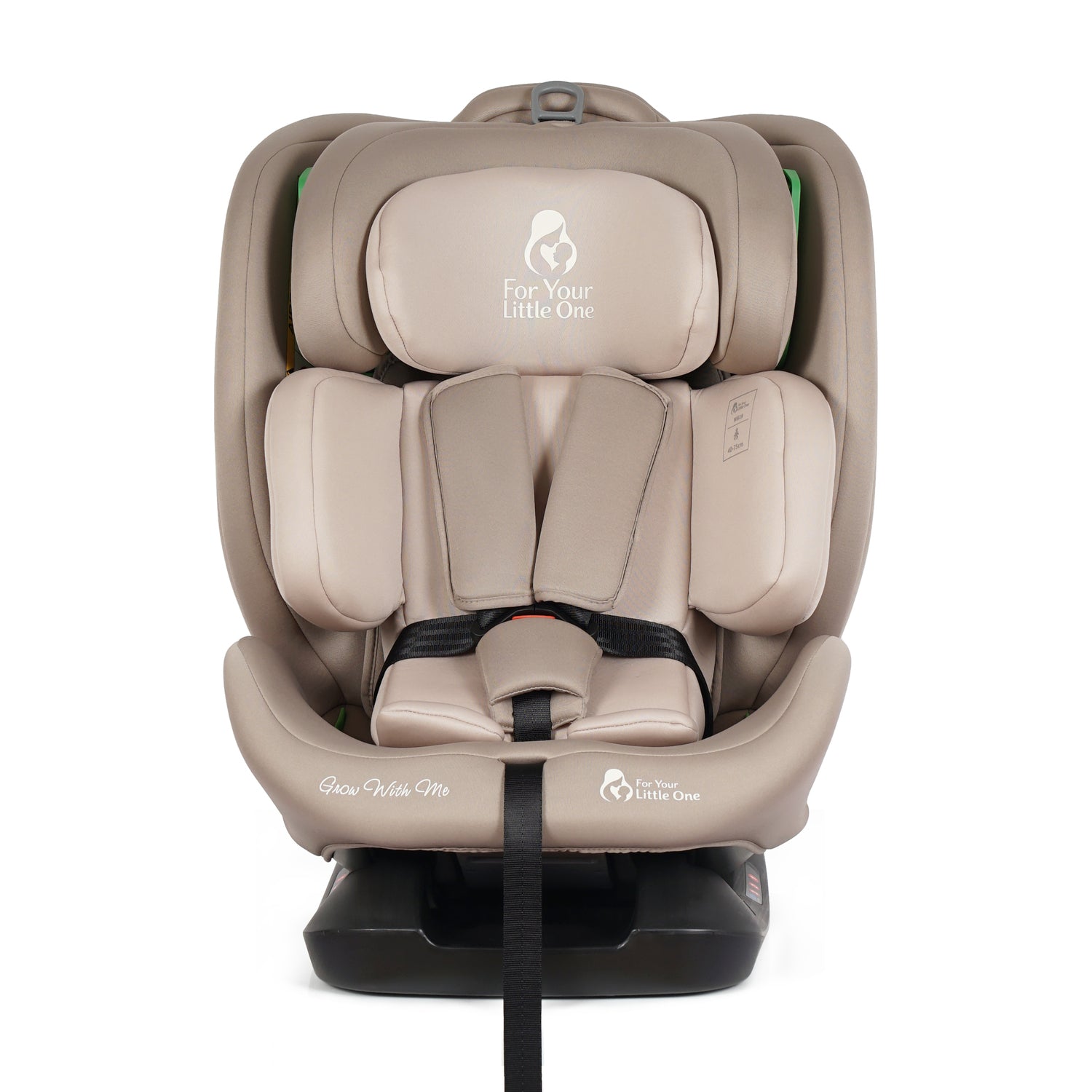 For Your Little One GrowWithMe 0/1/2/3 i-Size Car Seat - Latte Beige (Birth-12 Years) - Birth - 12 Years