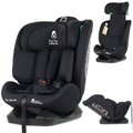 For Your Little One GrowWithMe 0/1/2/3 i-Size Car Seat - Midnight Black (Birth-12 Years) - Birth - 12 Years