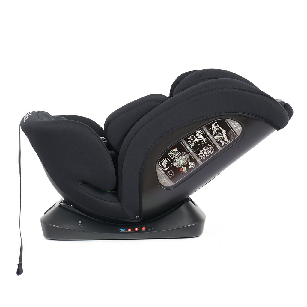 For Your Little One GrowWithMe 0/1/2/3 i-Size Car Seat - Midnight Black (Birth-12 Years) - Birth - 12 Years