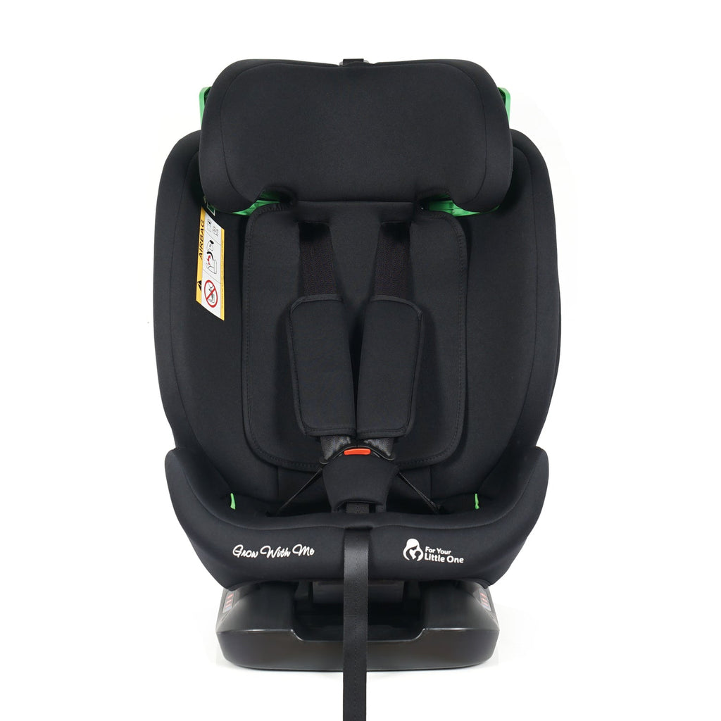 For Your Little One GrowWithMe 0/1/2/3 i-Size Car Seat - Midnight Black (Birth-12 Years) - Birth - 12 Years