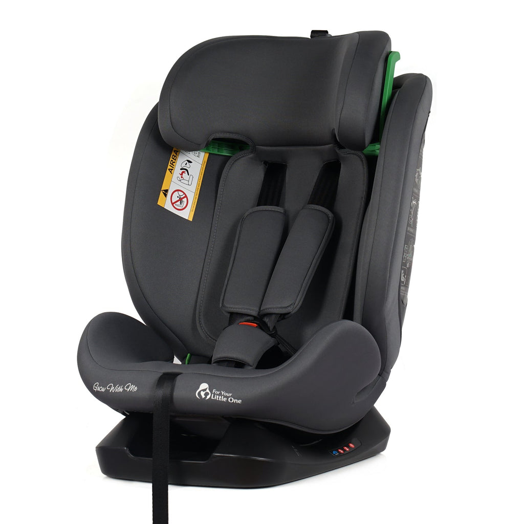 For Your Little One GrowWithMe 0/1/2/3 i-Size Car Seat - Slate Mist (Birth-12 Years) - Birth - 12 Years