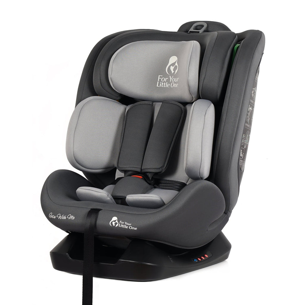 For Your Little One GrowWithMe 0/1/2/3 i-Size Car Seat - Slate Mist (Birth-12 Years) - Birth - 12 Years