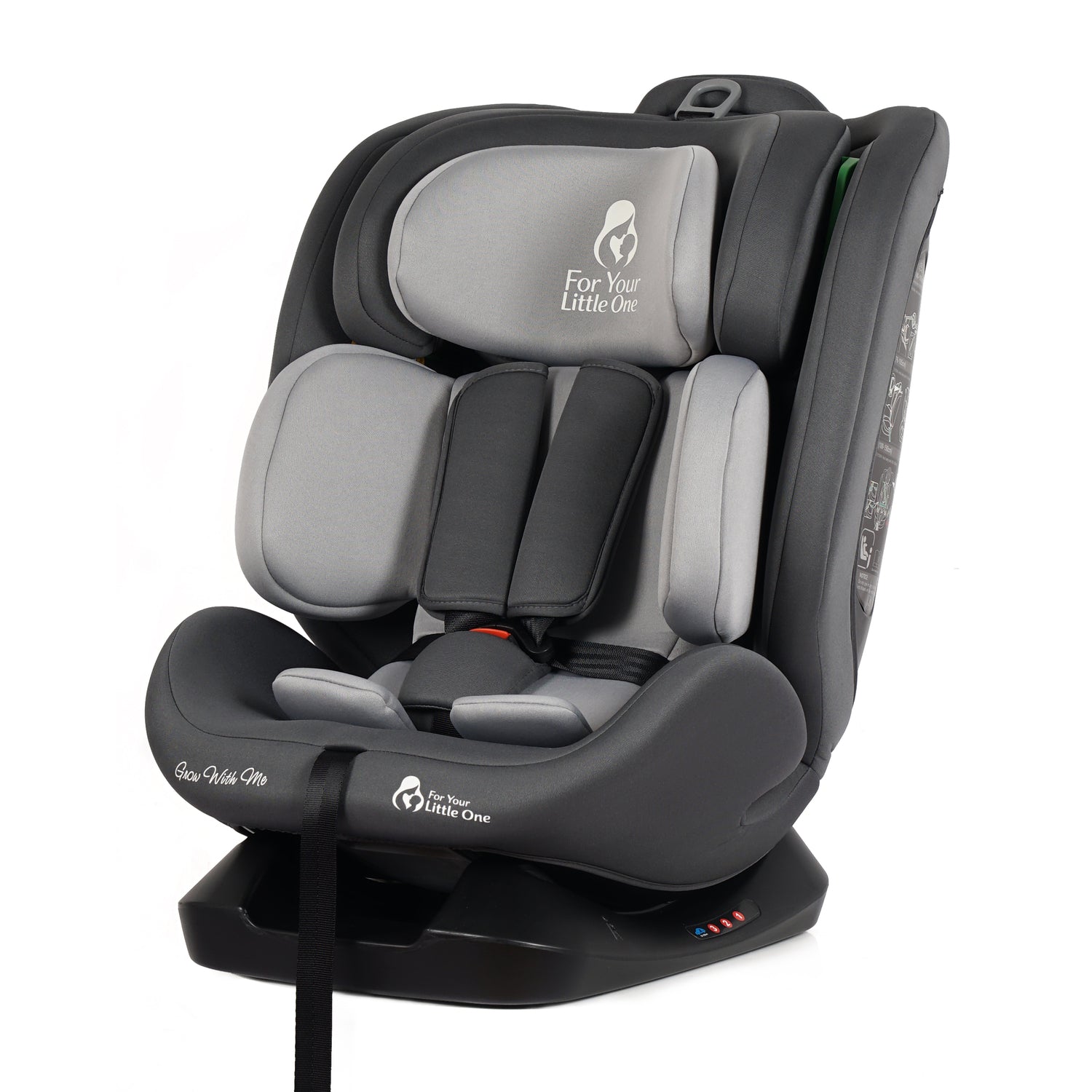 For Your Little One GrowWithMe 0/1/2/3 i-Size Car Seat - Slate Mist (Birth-12 Years) - Birth - 12 Years