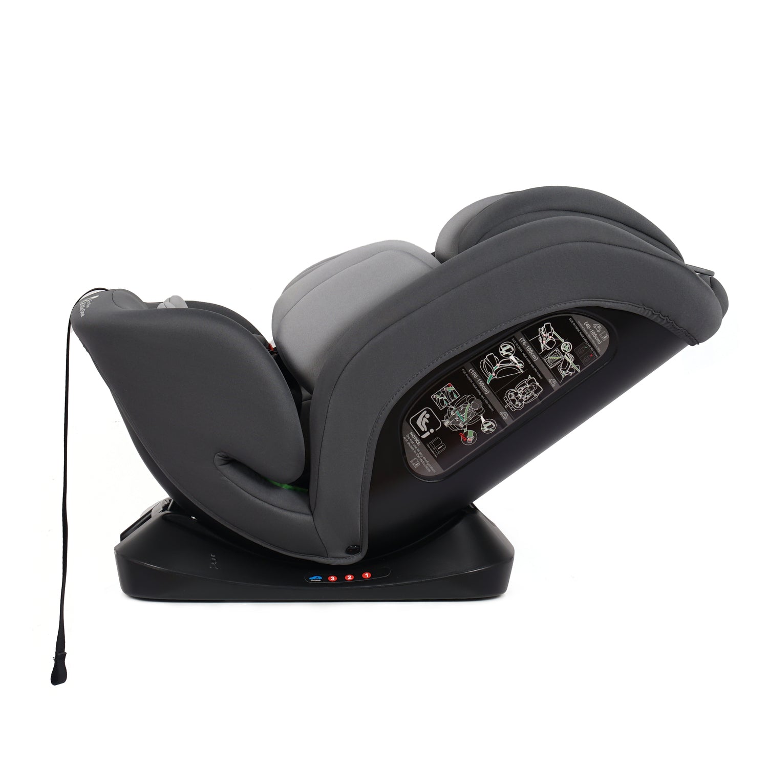 For Your Little One GrowWithMe 0/1/2/3 i-Size Car Seat - Slate Mist (Birth-12 Years) - Birth - 12 Years