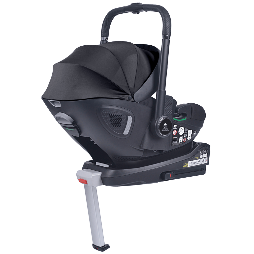 For Your Little One Qubi Infant Car Seat Stroller 7 Piece Bundle - Eclipse Black