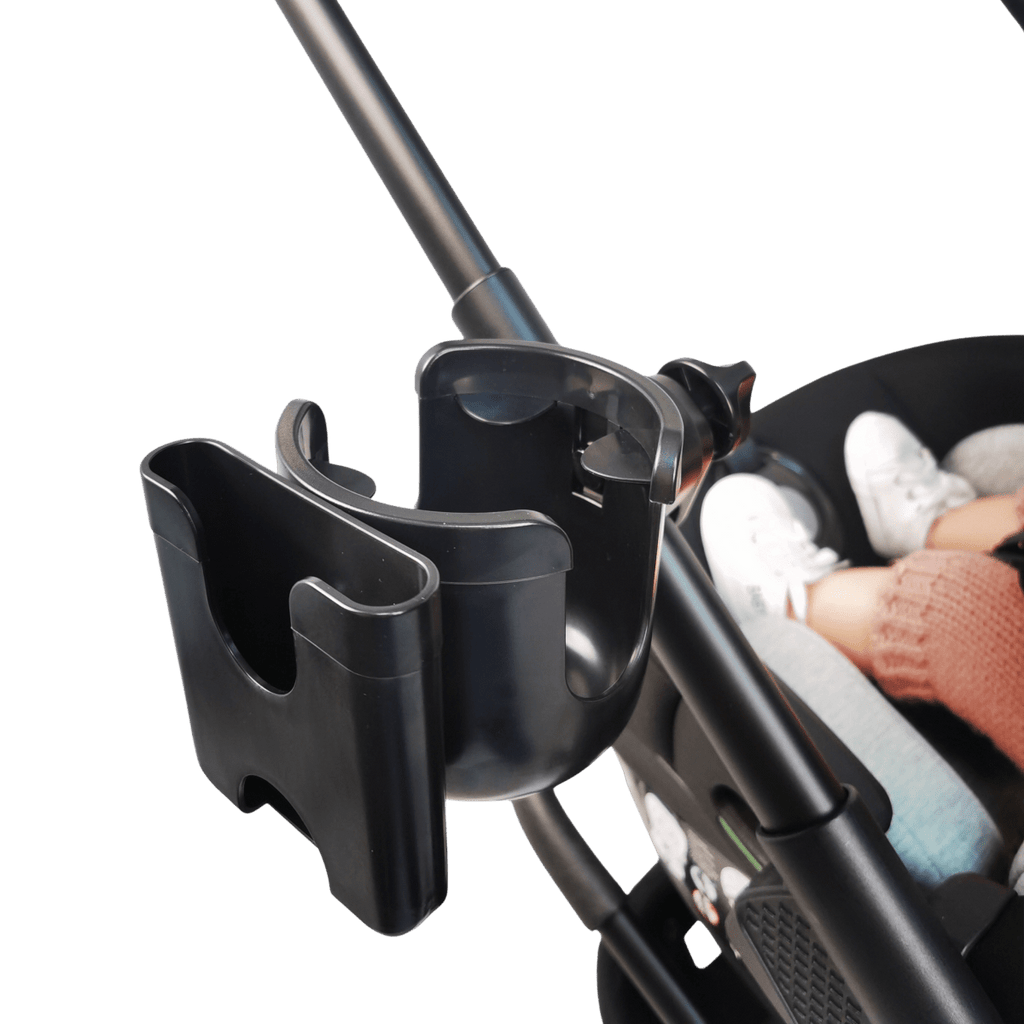 For Your Little One Qubi Infant Car Seat Stroller 7 Piece Bundle - Eclipse Black
