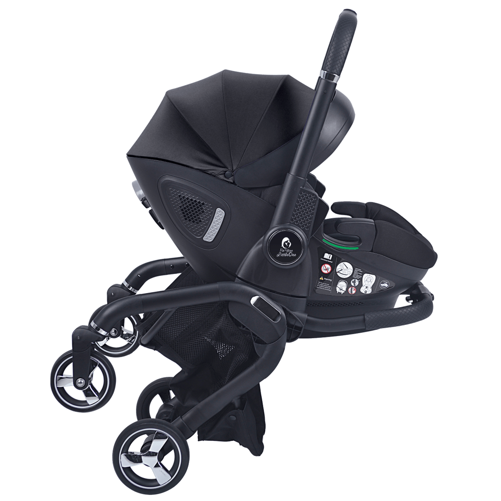 For Your Little One Qubi Infant Car Seat Stroller - Eclipse Black