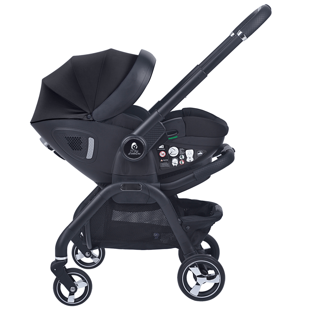For Your Little One Qubi Infant Car Seat Stroller - Eclipse Black