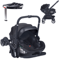 For Your Little One Qubi Infant Car Seat Stroller & Base - Eclipse Black