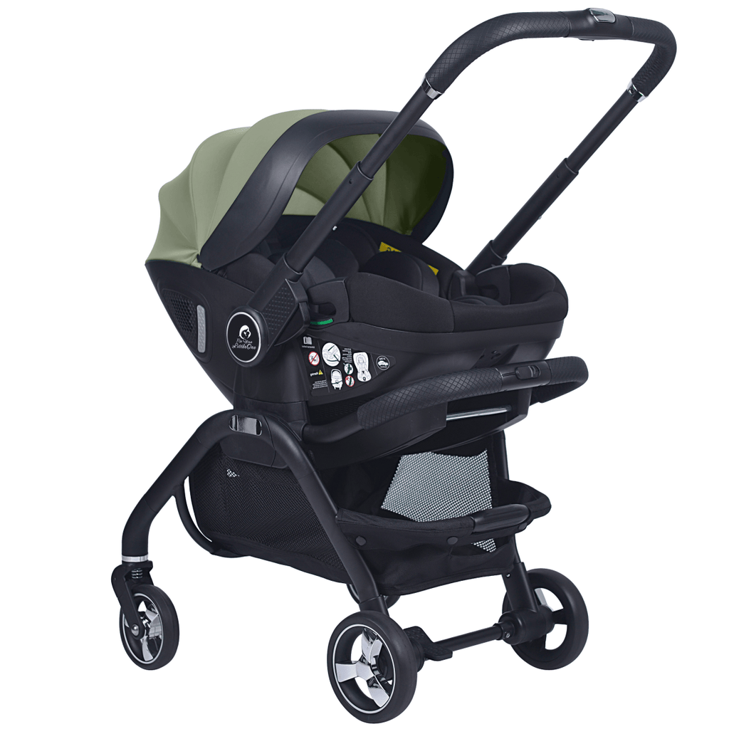 For Your Little One Qubi Infant Car Seat Stroller - Sage Green-4