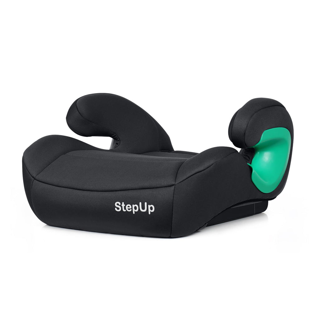 For Your Little One Stepup I-Size Belted 2/3 Car Seat Booster Seat - Midnight Black (4-12 Years) - 4 - 12 Years