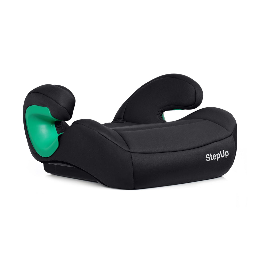 For Your Little One Stepup I-Size Belted 2/3 Car Seat Booster Seat - Midnight Black (4-12 Years) - 4 - 12 Years