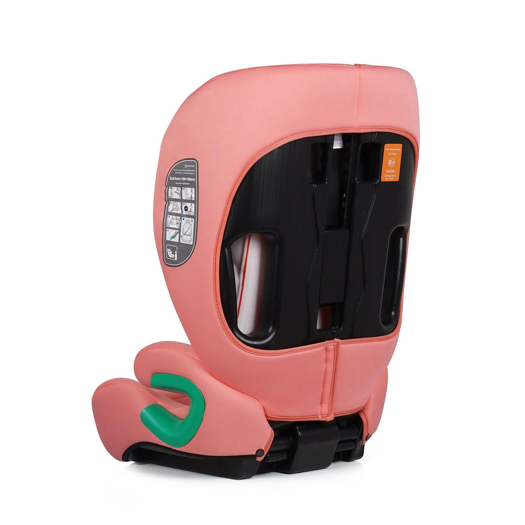 For Your Little One Stepup I-Size Belted 2/3 Car Seat Booster Seat - Blush Rose (4-12 Years) - 4 - 12 Years