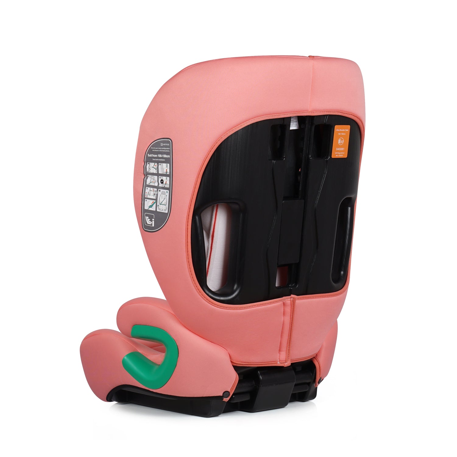 For Your Little One Stepup I-Size Belted 2/3 Car Seat Booster Seat - Blush Rose (4-12 Years) - 4 - 12 Years