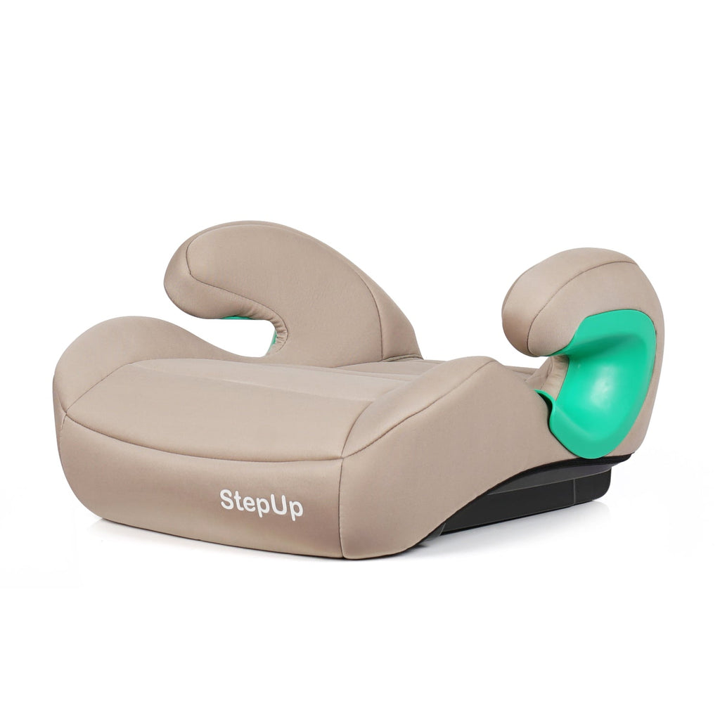 For Your Little One Stepup I-Size Belted 2/3 Car Seat Booster Seat - Latte Beige (4-12 Years) - 4 - 12 Years