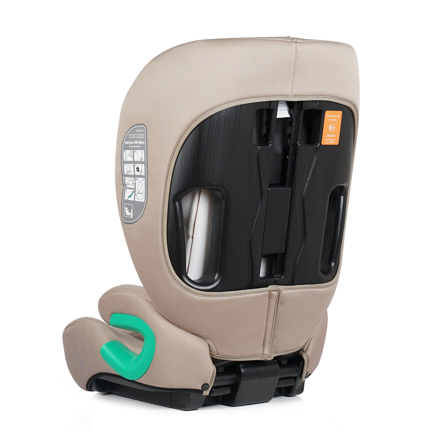 For Your Little One Stepup I-Size Belted 2/3 Car Seat Booster Seat - Latte Beige (4-12 Years) - 4 - 12 Years