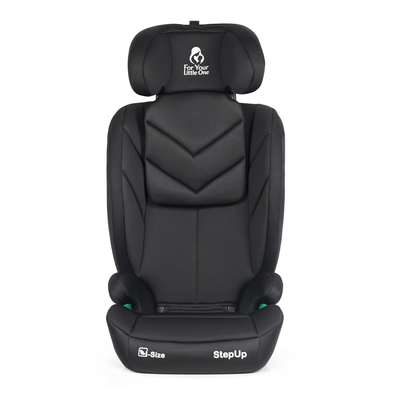 For Your Little One Stepup I-Size Isofix 2/3 Car Seat Booster Seat - Midnight Black (4-12 Years) - 4 - 12 Years