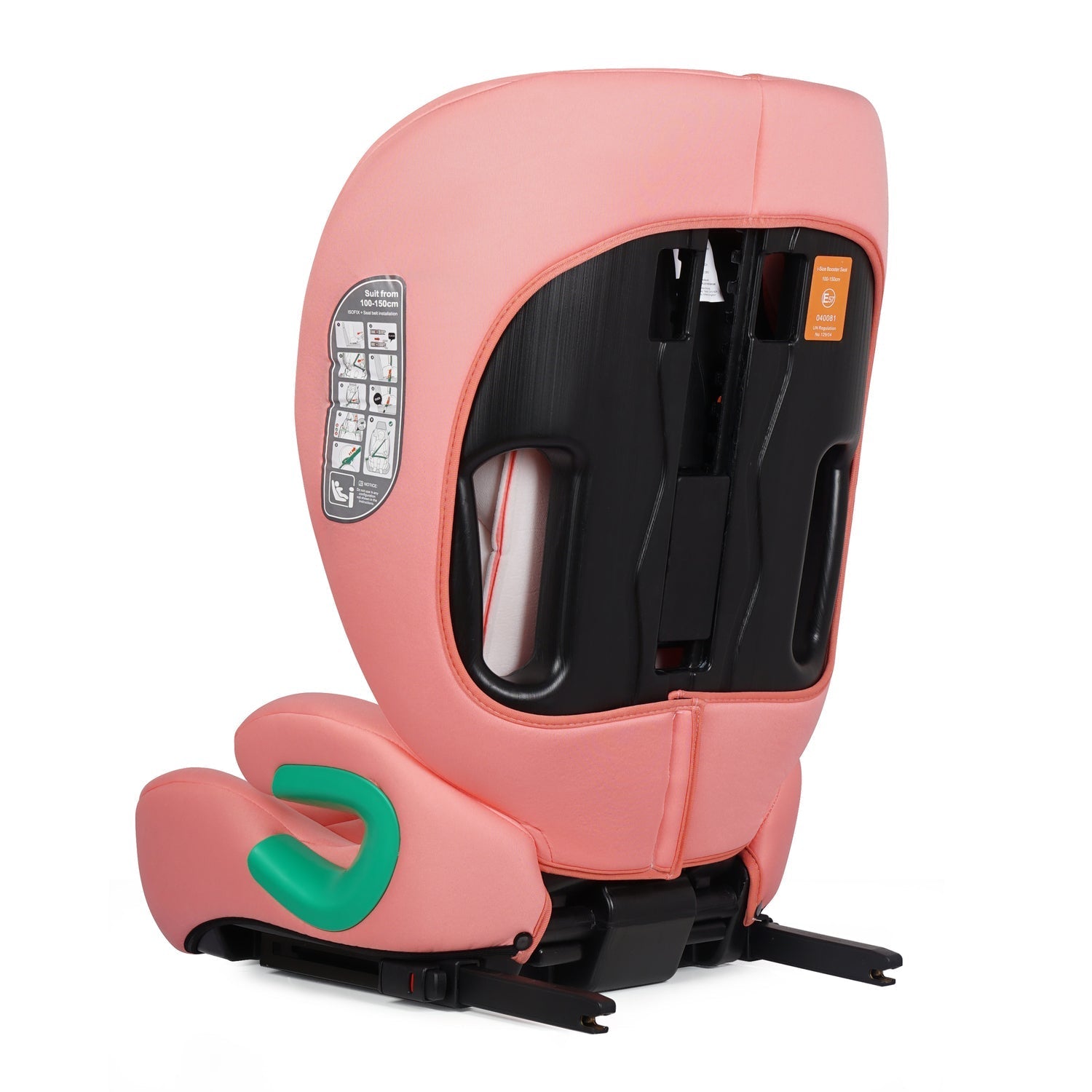 For Your Little One Stepup I-Size Isofix 2/3 Car Seat Booster Seat - Blush Rose (4-12 Years) - 4 - 12 Years