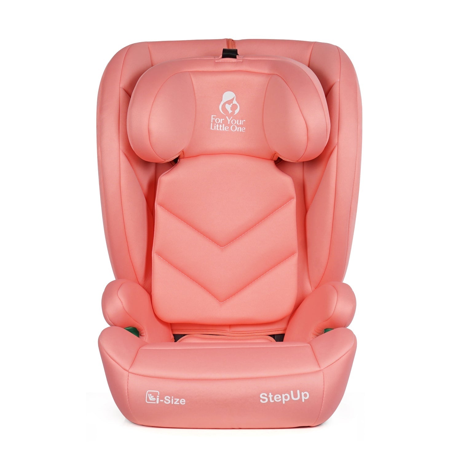 For Your Little One Stepup I-Size Isofix 2/3 Car Seat Booster Seat - Blush Rose (4-12 Years) - 4 - 12 Years