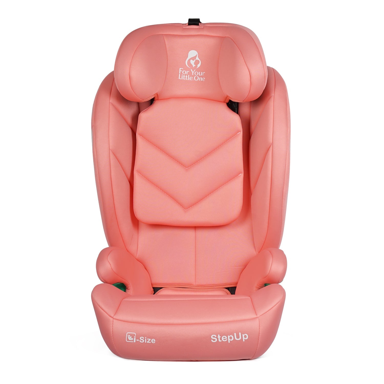 For Your Little One Stepup I-Size Isofix 2/3 Car Seat Booster Seat - Blush Rose (4-12 Years) - 4 - 12 Years