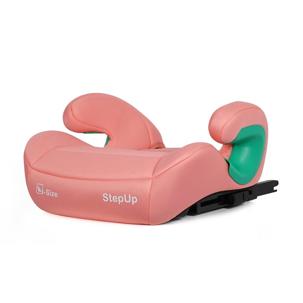 For Your Little One Stepup I-Size Isofix 2/3 Car Seat Booster Seat - Blush Rose (4-12 Years) - 4 - 12 Years