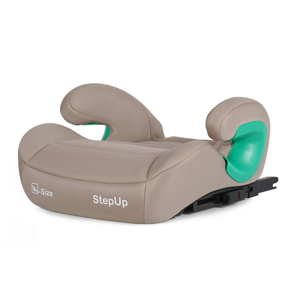 For Your Little One Stepup I-Size Isofix 2/3 Car Seat Booster Seat - Latte Beige (4-12 Years) - 4 - 12 Years