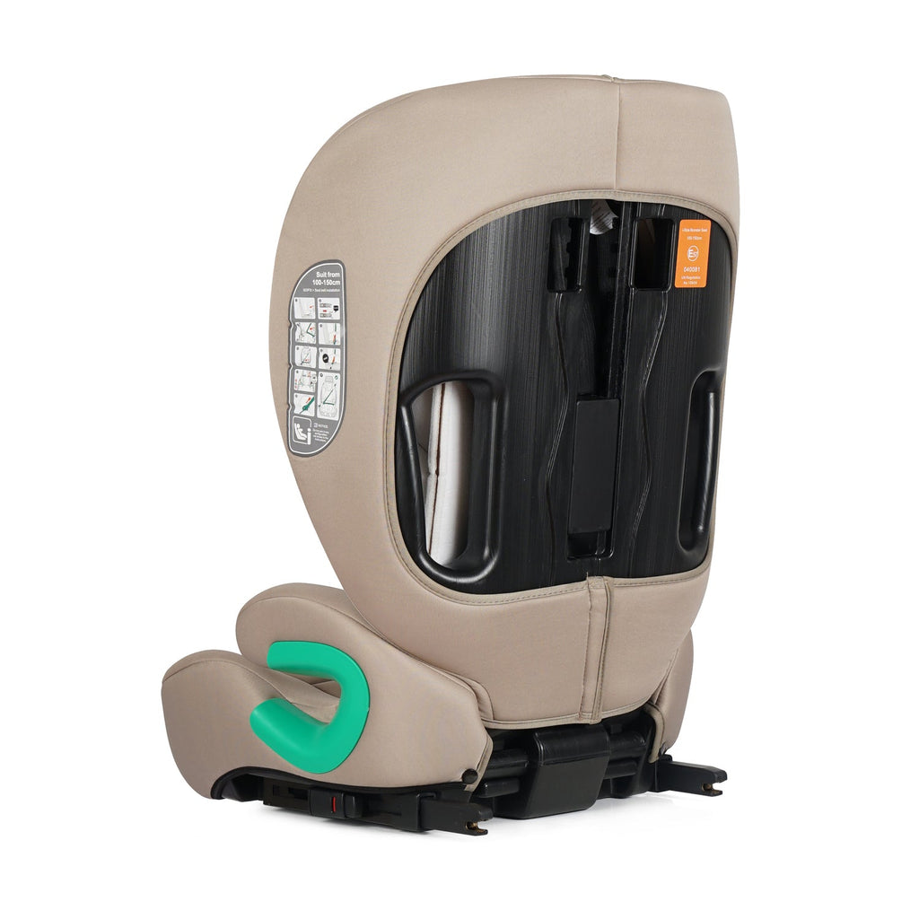 For Your Little One Stepup I-Size Isofix 2/3 Car Seat Booster Seat - Latte Beige (4-12 Years) - 4 - 12 Years