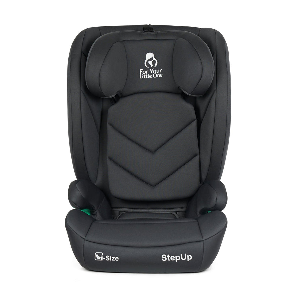 For Your Little One Stepup I-Size Isofix 2/3 Car Seat Booster Seat - Slate Mist (4-12 Years) - 4 - 12 Years