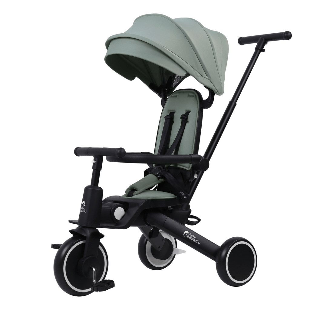 Foryourlittleone Xplor 6 in 1 Foldable Trike - Green (10m-4y)