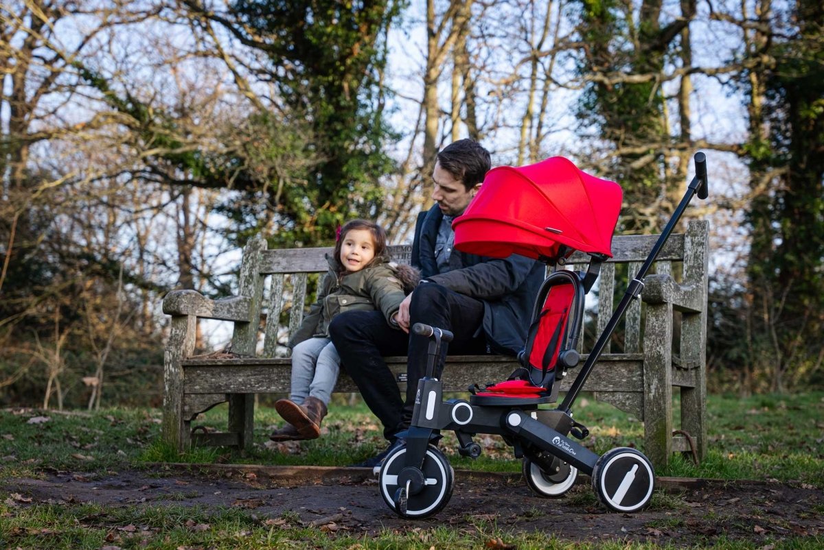 Foryourlittleone Xplor 6 in 1 Foldable Trike - Grey Olive (10m-4y)